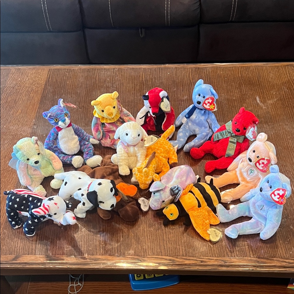 Ty Vintage Beanie Babies Plush Lot of 15 Toy Bundle #20